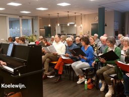 Foto's van de recente repetitie